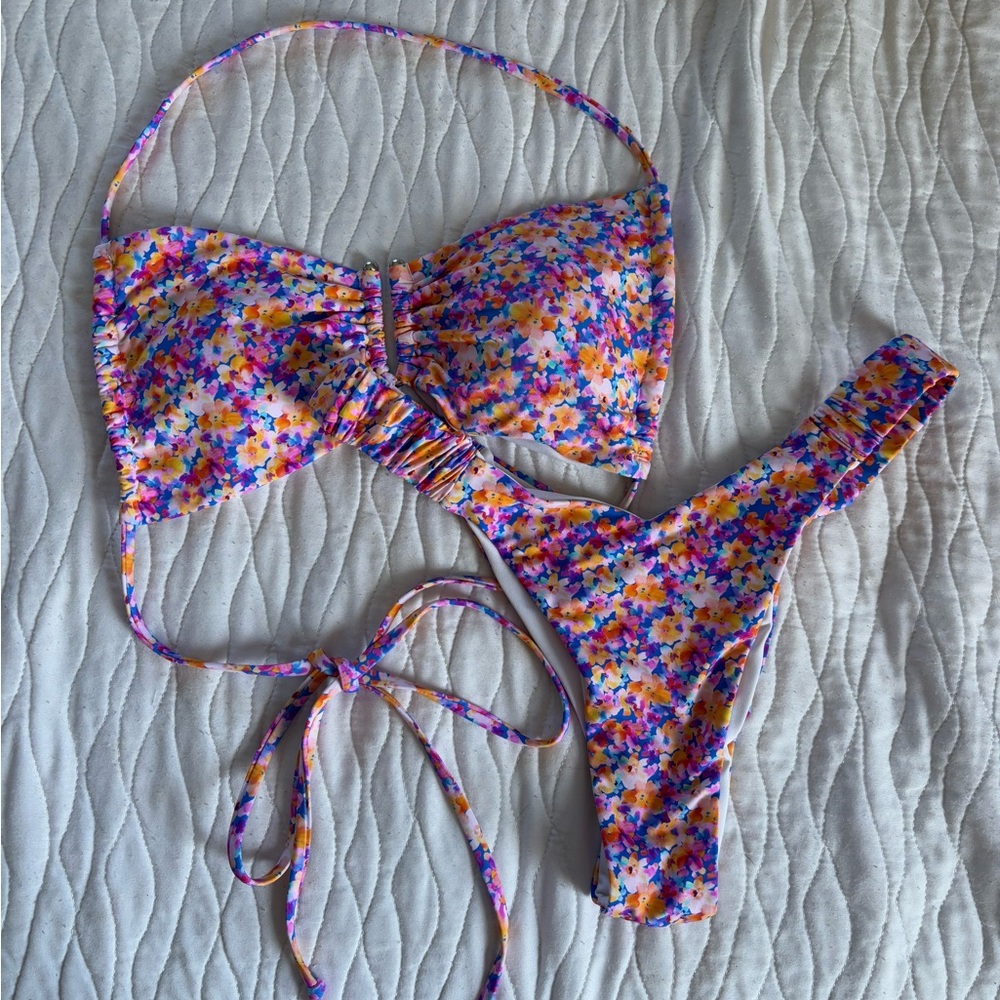 Floral Multicolor Bikini Set